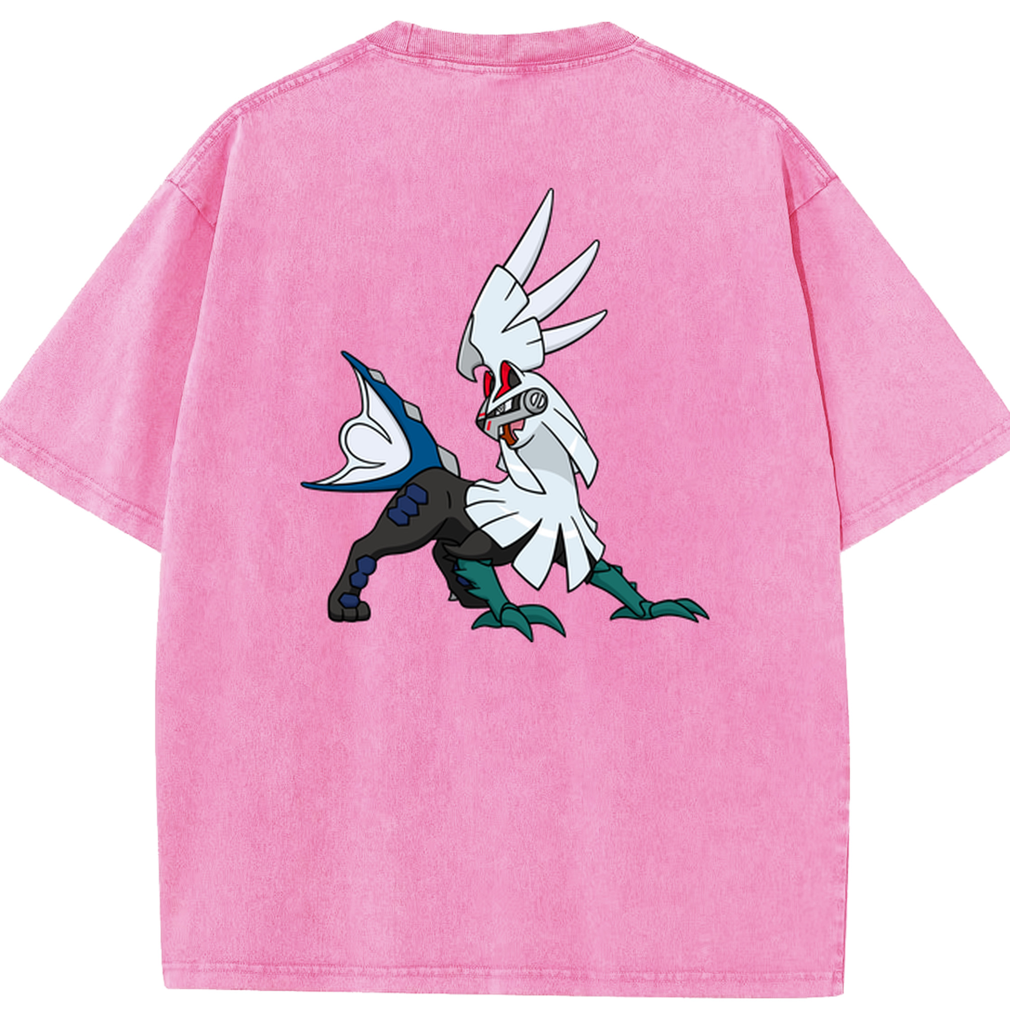 （画像用） ポケットモンスター Pokémon 綿100% ヴィンテージ風 半袖Tシャツ（背面プリント）